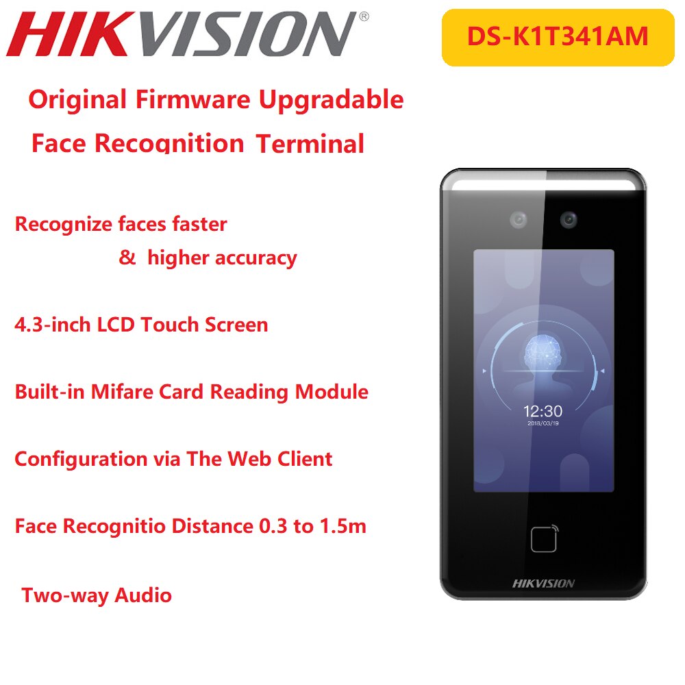 Hikvision  ν ͹̳ DS-K1T342MFX  4.3 ġ LCD ġ ũ    
